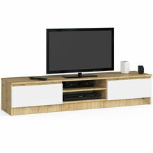 TV laud Nore CLP 160, 40 x 160 x 33 cm, pruun/valge