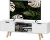 TV-alus Homcom, 150 x 39 x 50 cm, kuni 65-tollisele telerile, valge