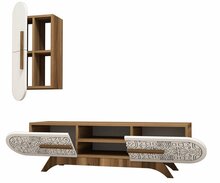 Elutoa mööblikomplekt Kalune Design Defne, valge/pähkel