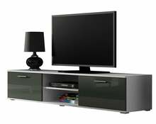 TV-alus Cama Meble Soho, 180 x 43 x 37 cm, valge/hall