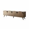 TV-alus Kalune Design Mesta, 35 x 180 x 35 cm, jalgadega, pähkel