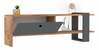 TV-laud Kalune Design Ova, 120 x 25 x 36.8 cm, antratsiit/pruun