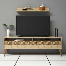 Elutoamööbli komplekt Kalune Design 845(XXXII), tamm, 30 x 150 x 50 cm, pruun