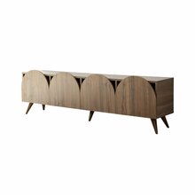 TV-alus Kalune Design Mesta, 35 x 180 x 35 cm, jalgadega, pähkel