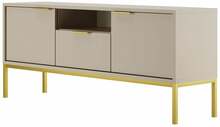 TV-alus Kocot Kids Austin, 135 x 33 x 56.4 cm, kuldne/beež