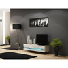 TV-alus Cama Meble VIGO NEW 30/140/40, 140 x 30 x 40 cm, sonoma/valge läikiv
