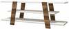 TV-laud Kalune Design Flower, 120 x 33.6 x 42 cm, pruun/valge