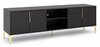 TV-alus Wipmeb Flinn, 40 x 165 x 50 cm, must