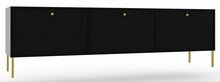 TV-alus ADRK Tili 3D, 40.8 x 180 x 35 cm, must