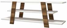 TV-laud Kalune Design Flower, 120 x 33.6 x 42 cm, pruun/valge