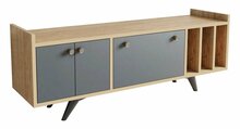TV-alus Kalune Design Maribor, 150 x 62 x 40 cm, antratsiit/tamm