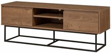 TV-laud Kalune Design Rodez, 140 x 40 x 50 cm, pruun/must