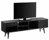 TV-laud Home4you Luxembourg, 150 x 40 x 50 cm, must
