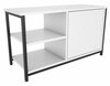 TV-alus Kalune Design Muskegon, 89.6 x 35.3 x 50.8 cm, valge/must