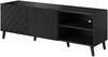 TV-alus Cama Meble Abeto, 150 x 42 x 52 cm, must läikiv