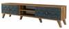 TV-laud Kalune Design Class, 180 x 35 x 44 cm, sinine/pähkel