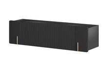 TV-alus Bogart Malmi, 150 cm, must/kuldne