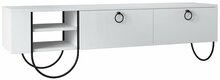 TV-laud Kalune Design Norfolk, 150 x 36 x 44 cm, valge