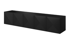 TV-alus Bogart Asha, 200 cm, must matt