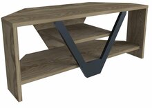 TV-alus Kalune Design Karin, 90 x 35 x 36.8 cm, must/pähkel