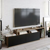TV-laud Kalune Design Nexera, 149.8 x 35.3 x 42.9 cm, pruun/must
