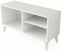 TV-laud Kalune Design Zisino, 100 x 35 x 54 cm, valge