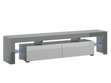 TV-alus Cama Meble Toro 200, 200 x 40 x 41 cm, valge/hall