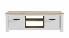 TV-alus Forte Elara, 42.2 x 161.4 x 54.1 cm, valge/tamm