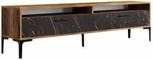 TV-laud Kalune Design Istanbul 2, 180 x 47 x 35 cm, marmor/pähkel