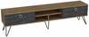 TV laud Kalune Design Lorenz, 180 x 35.2 x 45.6 cm, pruun/must