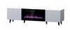 TV-alus Cama Meble Pafos 180, valge + must