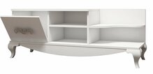 TV-laud Kalune Design Sultan, 130 x 45 x 50.6 cm, valge