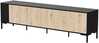 TV-alus Cama Meble Merci, 200 x 40 x 54 cm, must/tamm artisan