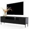 TV-alus Bogart Nicole, 200 cm, must, avatud riiuliga