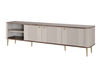 TV-alus Bogart Vesper 187 RD, 187 cm, kašmiir MDF, pähkel/kuld