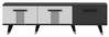 TV-alus Kalune Design Asimo, 150 x 35 x 45 cm, antratsiit/valge