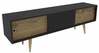 TV-alus Kalune Design Ecrin, 160 x 45 x 34,5 cm, antratsiit/tamm