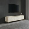 TV-alus Kalune Design Imaj - Travertine, 180 x 45.2 x 35 cm, kuldne