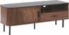 TV-laud Shumee Jose, 40 x 120 x 46 cm, tume puit/must
