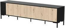 TV-alus Cama Meble Merci, 200 x 40 x 54 cm, must/tamm artisan