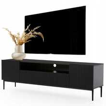 TV-alus Bogart Nicole, 200 cm, must, avatud riiuliga