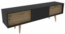 TV-alus Kalune Design Ecrin, 160 x 45 x 34,5 cm, antratsiit/tamm