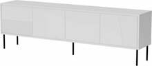 TV-alus Cama Meble ABI 4D, 200 x 38 x 62 cm, valge matt