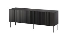 RTV kapp Cama Meble ISLA, 150.5 x 40 x 60 cm, must matt