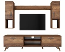 Sektsioon Kalune Design M27, pruun, pähkel