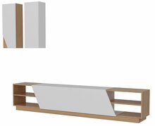 Elutoa mööblikomplekt Kalune Design Zebra, pruun/valge
