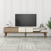 TV-alus Kalune Design Milan Alt, 180 x 35 x 40 cm, kreemjas/pähkel
