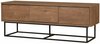 TV-alus Kalune Design Milo, 140 cm, must/pähkel