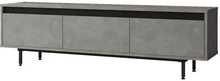 TV-alus Kalune Design LV1 - RL, 160 x 35.5 x 45.2 cm, hõbe/must