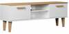TV-laud Kocot Kids Denver, 120 x 35 x 47.2 cm, valge/beež
